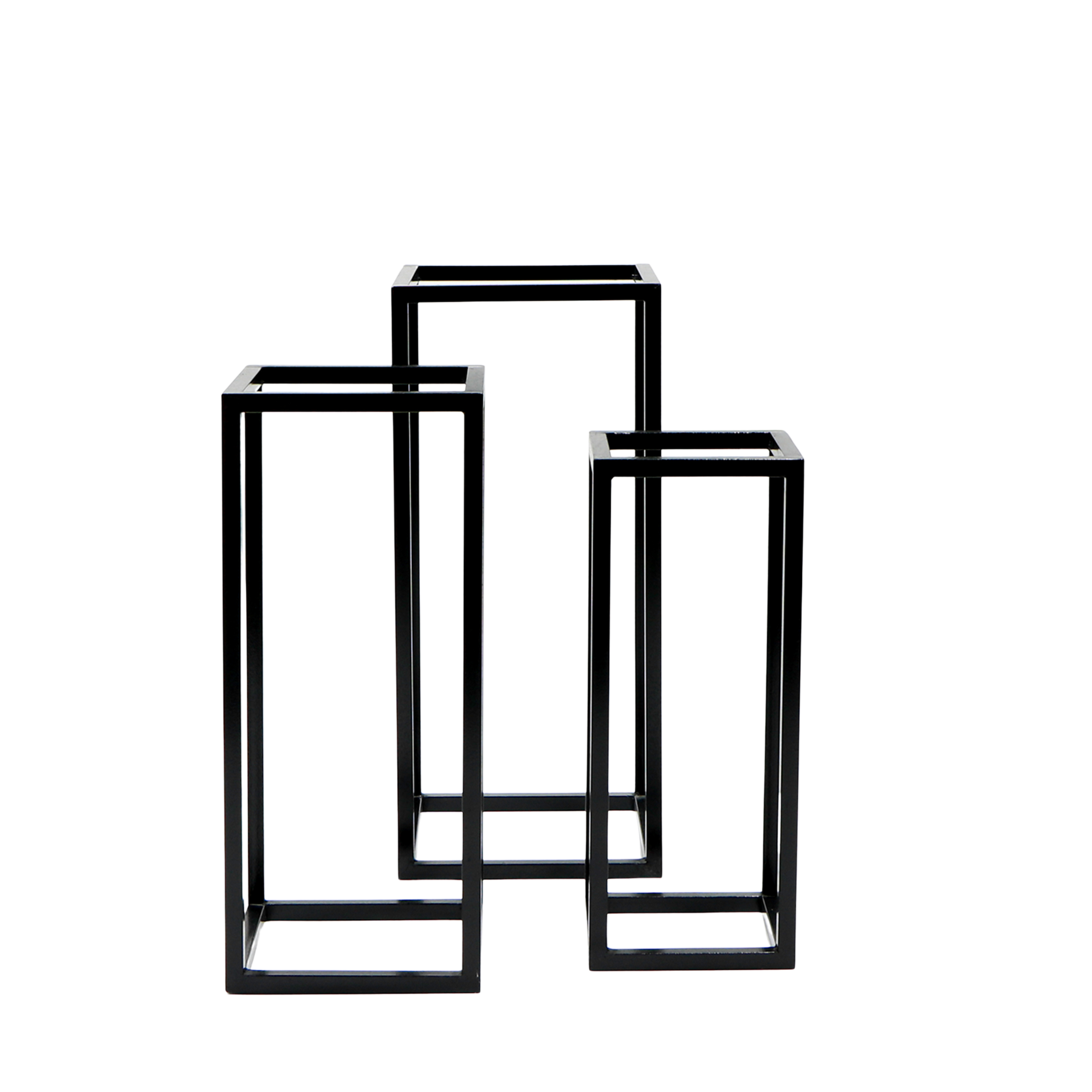 Black Metal Plinths