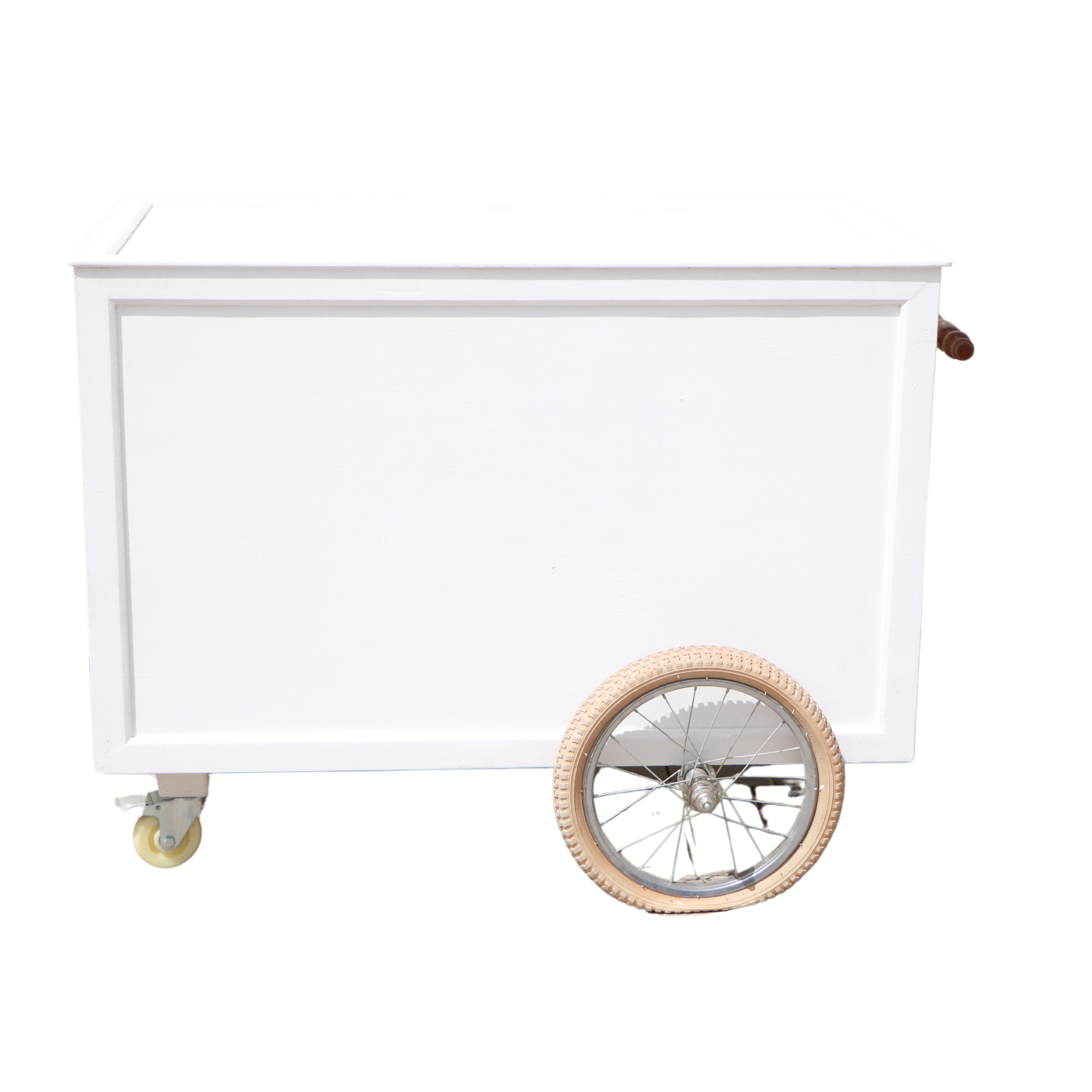 White Mobile Cart