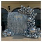 Silver Shimmery Backdrop