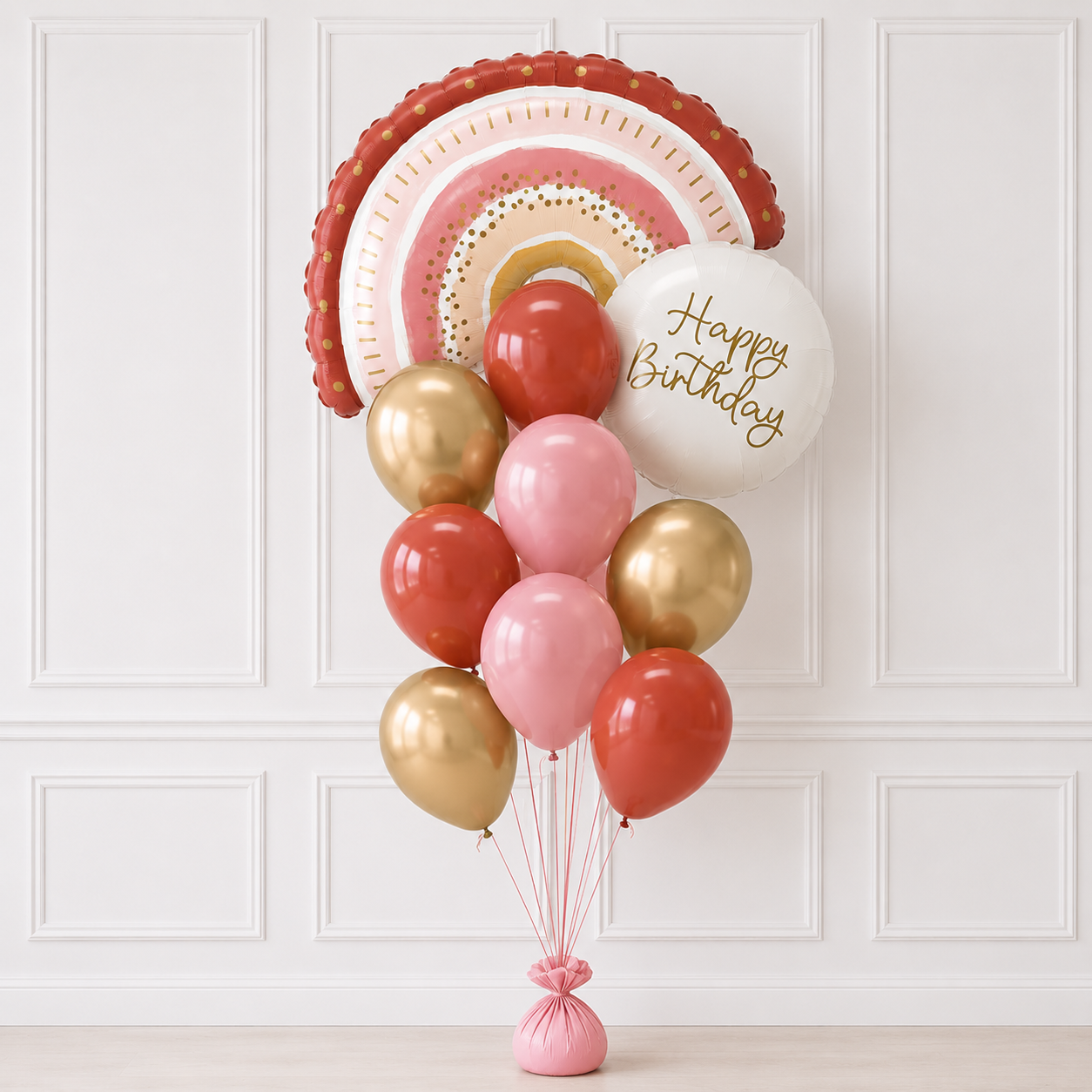 Deluxe Rainbow Balloon Bouquet