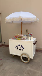 White Mobile Cart