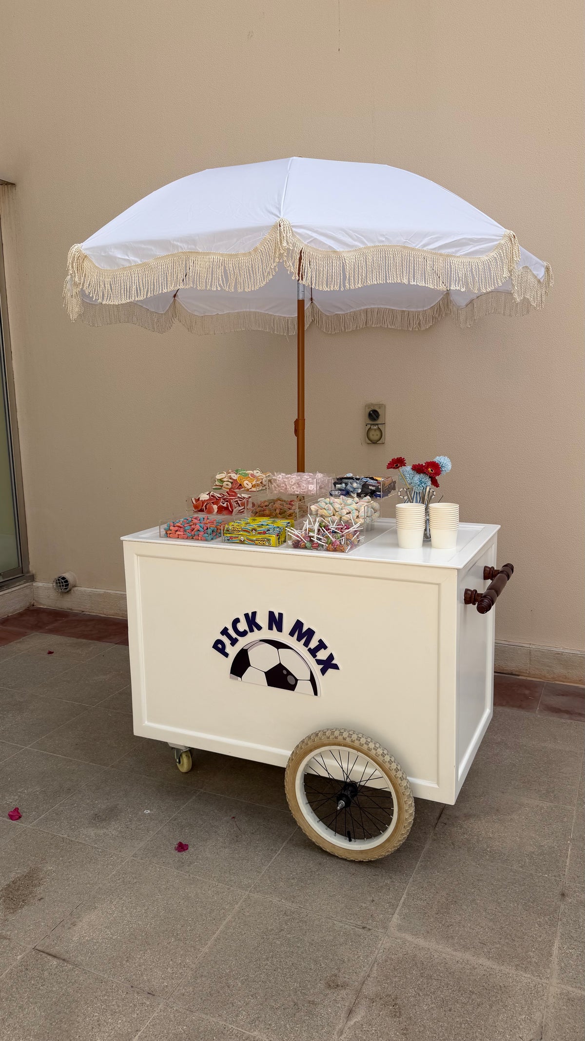 White Mobile Cart