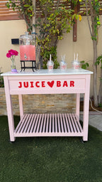 Pink Drawer Table